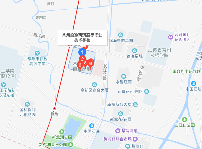 常州旅游商貿(mào)高等職業(yè)技術(shù)學校地址在哪里