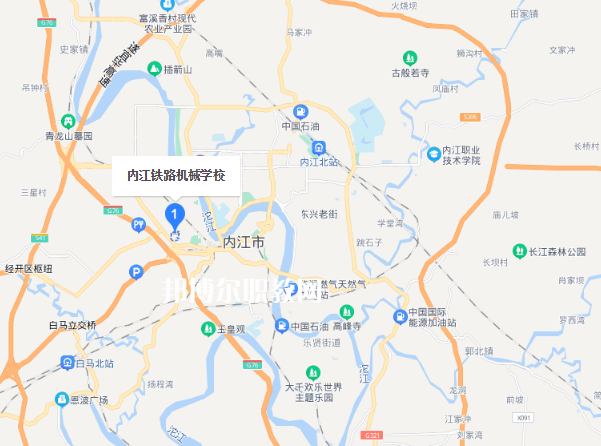 內江鐵路機械學校地址在哪里